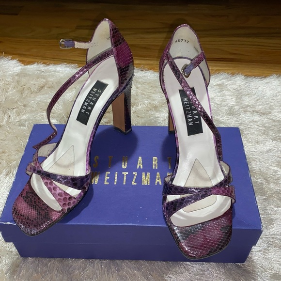 Stuart Weitzman open toe heels - Picture 3 of 7